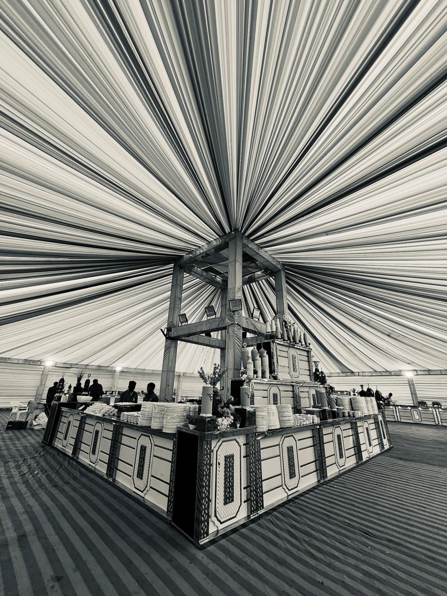 Birthday party setup